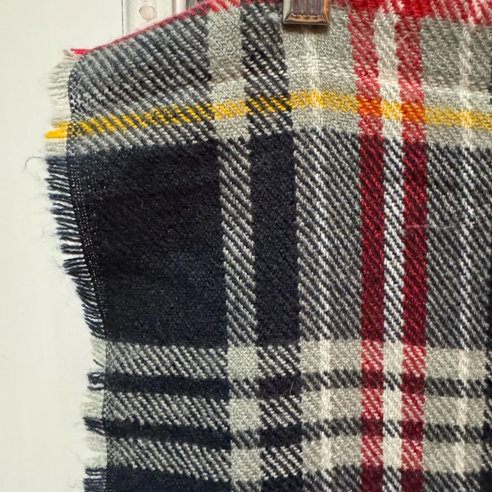 Goodfellow & Co. Plaid Fringe Scarf